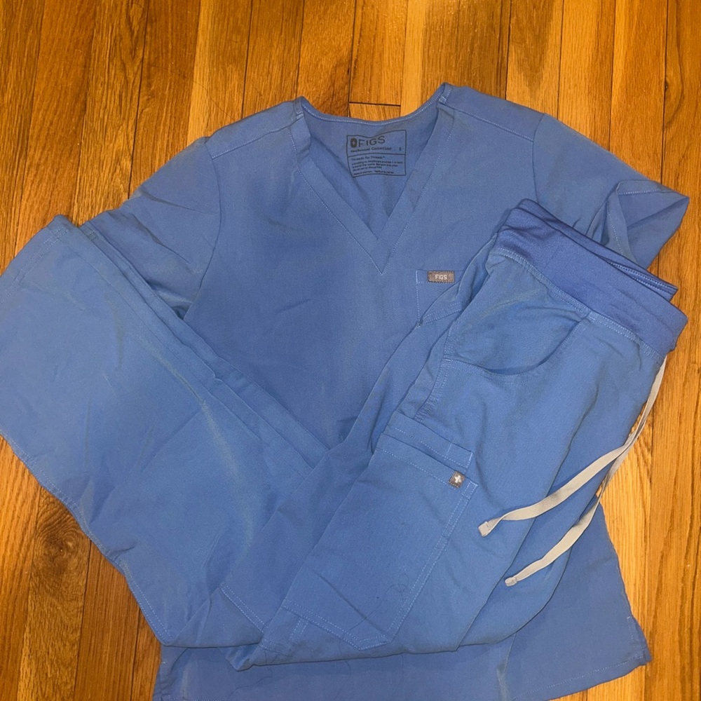 Figs Blue Scrub Set (s/m)